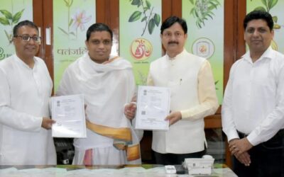 MoU with Patanjali Organic Research Centre